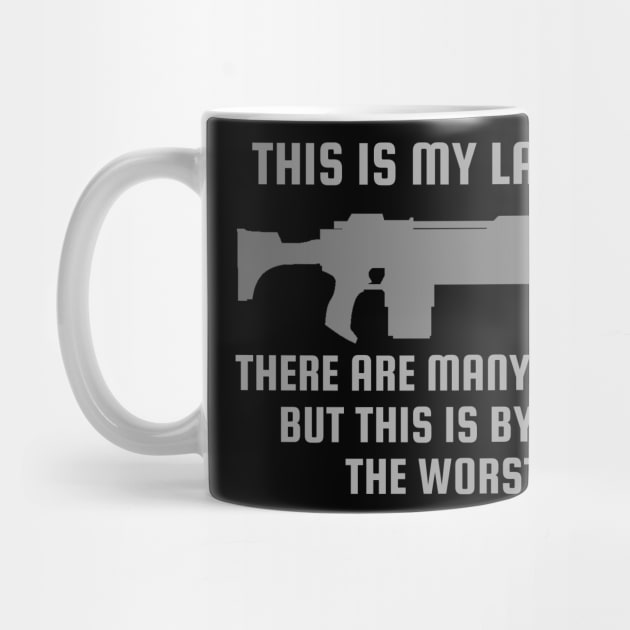 "This Is My Lasgun" Astra Militarum Print by DungeonDesigns